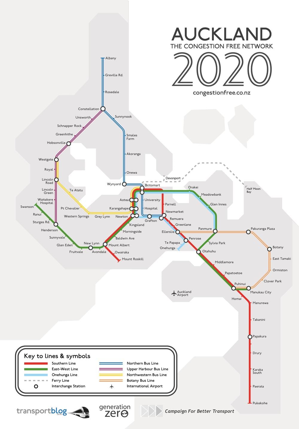 rongi kaart Auckland