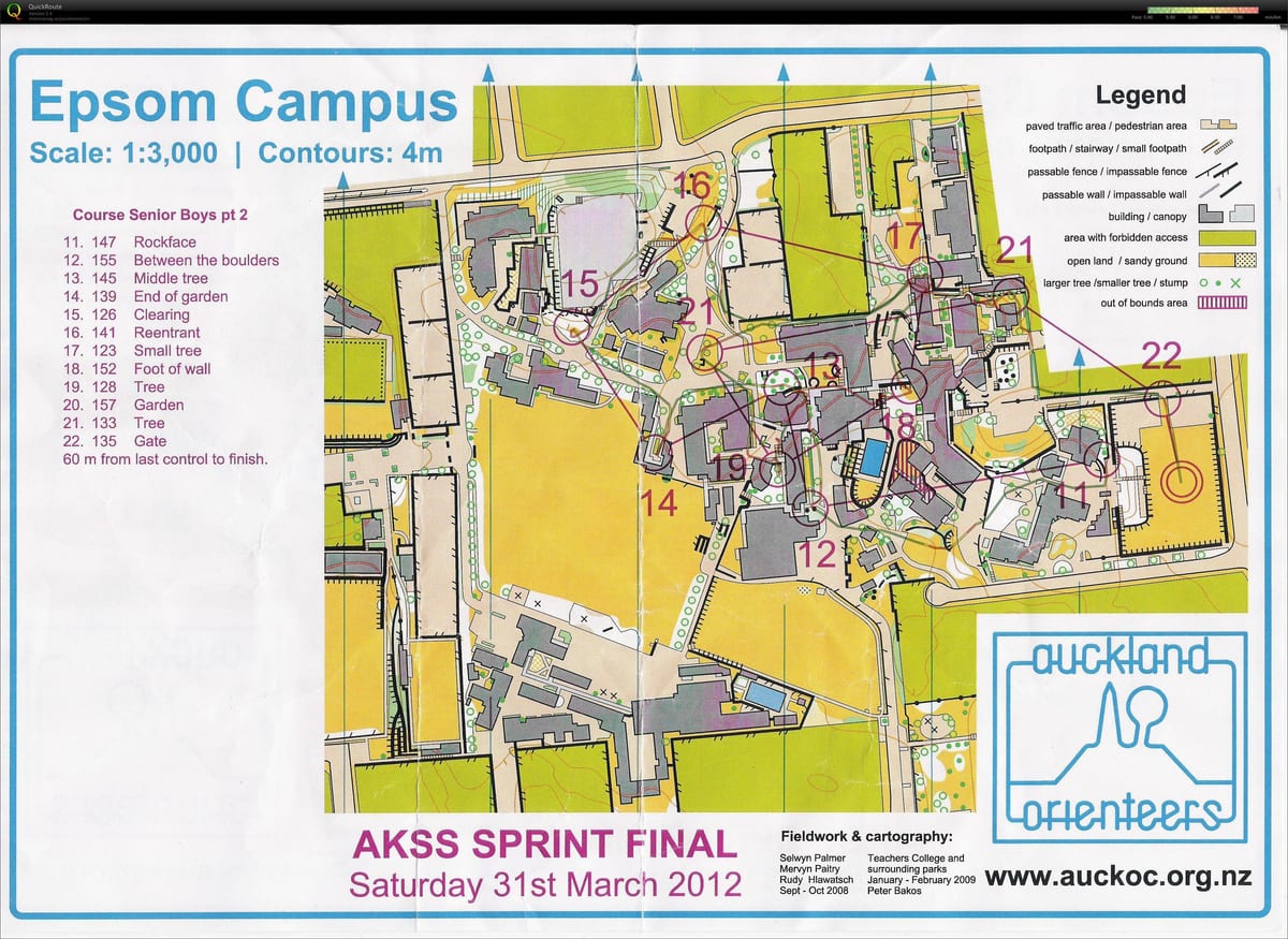 kaart Epsom Auckland