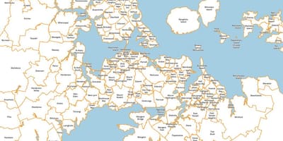 Kaart Auckland äärelinnas