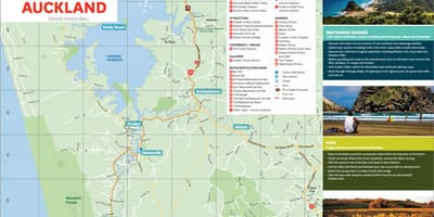 Kaart lääne-Auckland